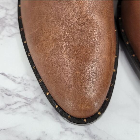 Hispanitas Ankle Boor 75677 Dakota Brown Leather Ankle Boots - Picture 5 of 13